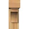 Ekena Millwork Westlake Block Rough Sawn Bracket w/ Offset Brace, Western Red Cedar, 6"W x 16"D x 16"H BKT0604X16X16WTL05RWR - alternate 2